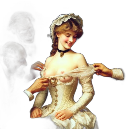 dress, staff, jewelry, face, oil painting, photorealistic, concept art, pixel art transparent PNG cut-out
