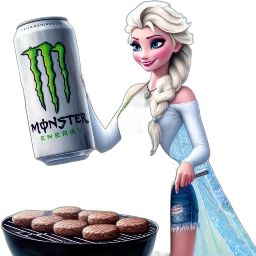 food, creature, dragon, concept art, fantasy art, vaporwave, 3d render, elsa transparent PNG cut-out