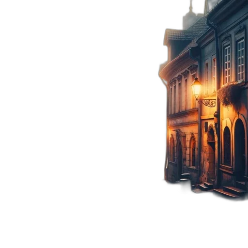building, crown, dress, umbrella, concept art, 3d render, watercolor, fantasy art transparent PNG cut-out