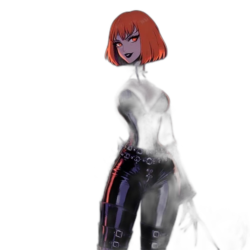 dress, robot, creature, jacket, concept art, cyberpunk, watercolor, fantasy art transparent PNG cut-out