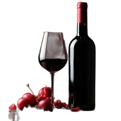 bottle, food, 3d render, photorealistic transparent PNG cut-out