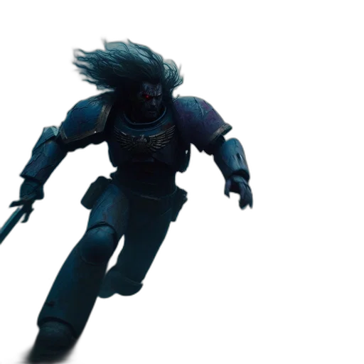 creature, hair, robot, weapon, concept art, 3d render, comic book art, cyberpunk transparent PNG cut-out