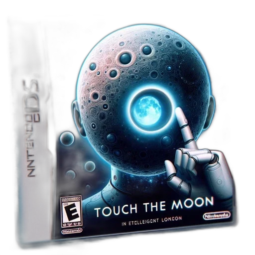 concept art, nintendo, game, touch, moon, features, moon-touching, robotic transparent PNG cut-out