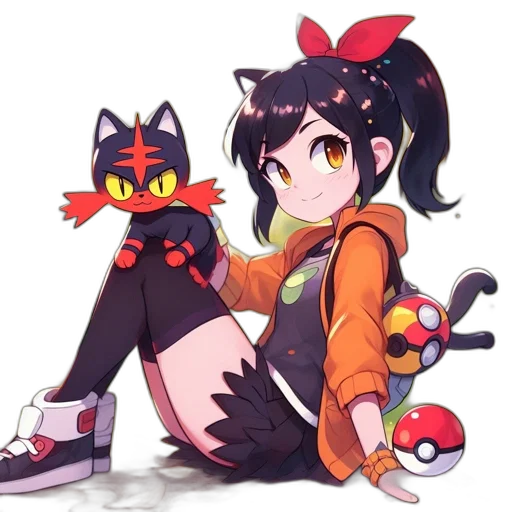 staff, animal, creature, weapon, anime, pixel art, concept art, cartoon transparent PNG cut-out