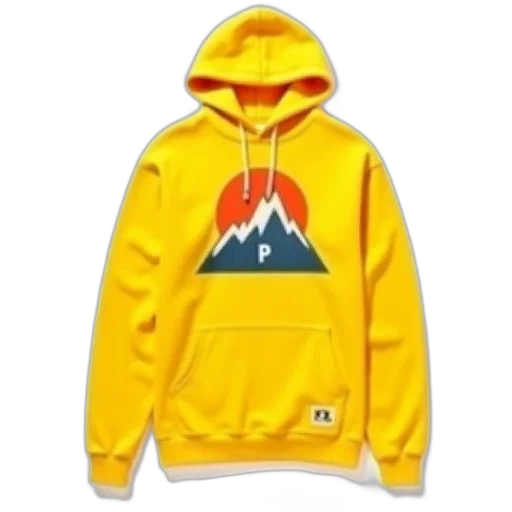 jacket, 3d render, concept art, colorful, neon, golden, yellow, hoodie transparent PNG cut-out