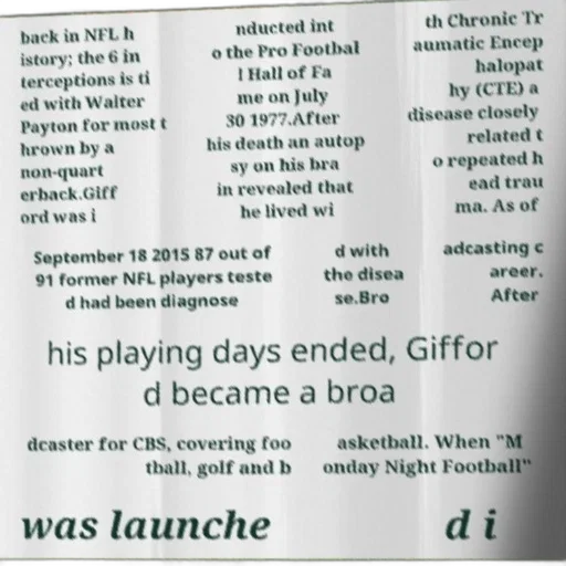 collage, text, about, walter, payton, achievements, football, including transparent PNG cut-out
