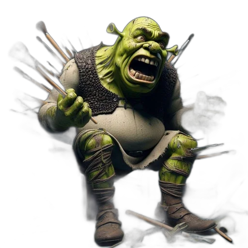 staff, creature, weapon, mask, concept art, 3d render, fantasy art, photorealistic transparent PNG cut-out