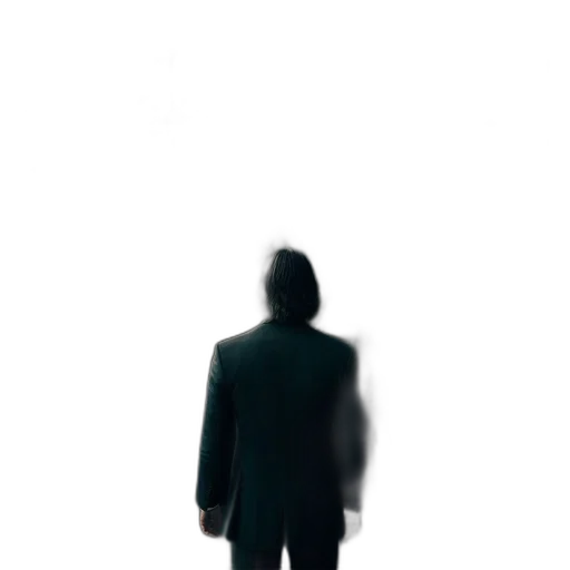 jacket, staff, robot, face, concept art, 3d render, pixel art, photorealistic transparent PNG cut-out