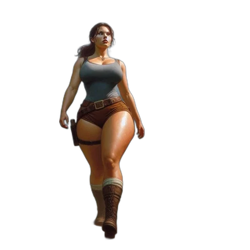 dress, creature, robot, concept art, fantasy art, 3d render, pixel art, earth tones transparent PNG cut-out