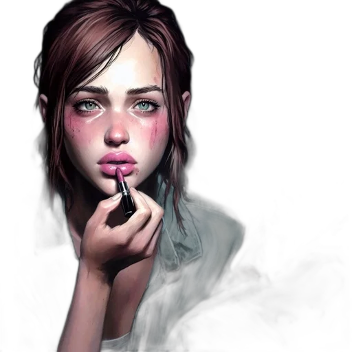 face, mask, photorealistic, fantasy art, concept art, oil painting, fog, neon lights transparent PNG cut-out