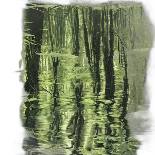 tree, mask, hair, creature transparent PNG cut-out