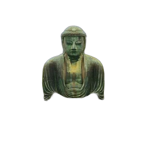 jewelry, mask, face, staff, 3d render, large, buddha, statue transparent PNG cut-out