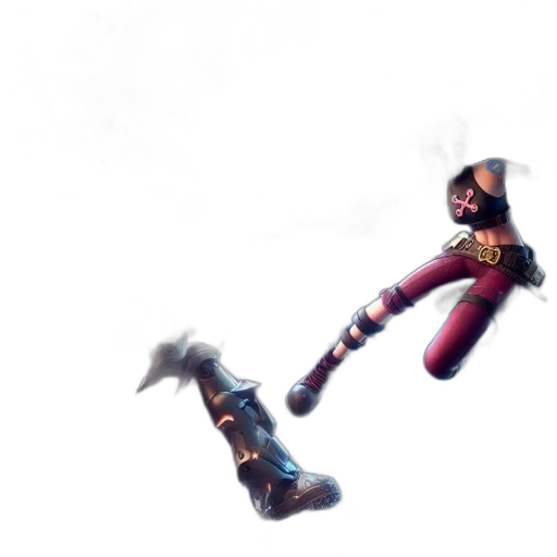 weapon, sword, staff, shoes, concept art, 3d render, pixel art, fantasy art transparent PNG cut-out