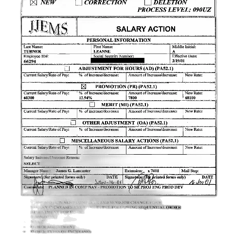 staff, document, titled, salary, action, personal, information, about transparent PNG cut-out