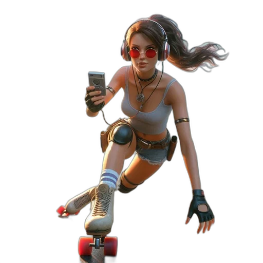 robot, weapon, staff, concept art, cyberpunk, 3d render, comic book art, young transparent PNG cut-out