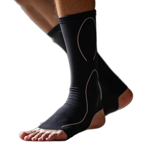 shoes, thermoscover, compression, sleeves transparent PNG cut-out