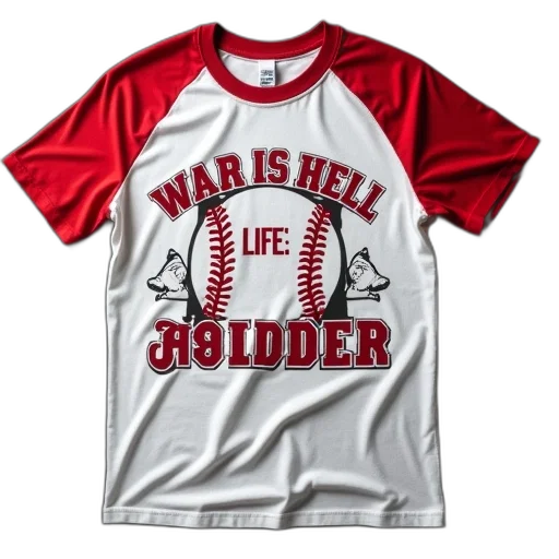baseball, shirt, text, war transparent PNG cut-out
