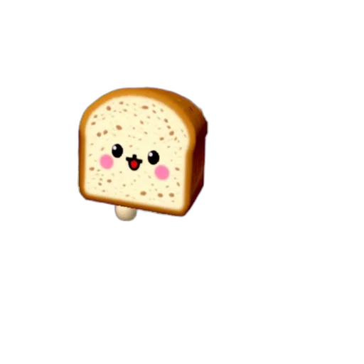 food, face, mask, animal, pixel art, animated, smiling, bread transparent PNG cut-out