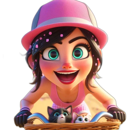 face, hat, jewelry, staff, 3d render, concept art, cartoon, photorealistic transparent PNG cut-out