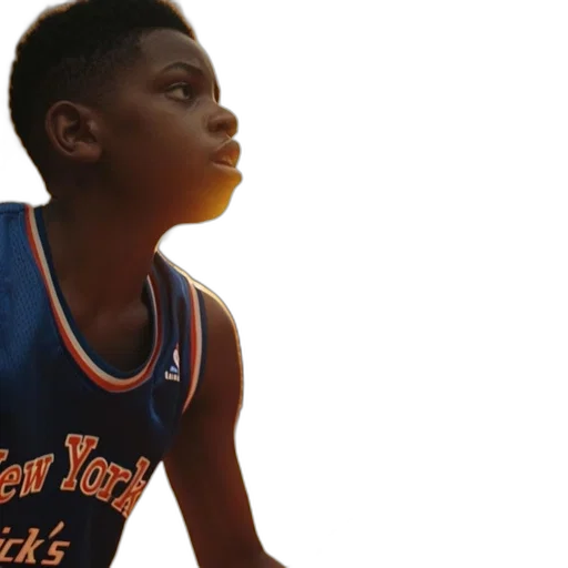 young, male, basketball, player, new, york, knicks, jersey transparent PNG cut-out