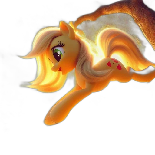 dragon, creature, hair, animal, 3d render, concept art, fantasy art, photorealistic transparent PNG cut-out