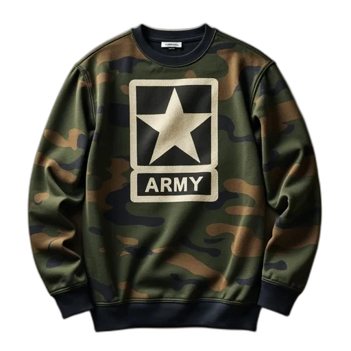 jacket, sweatshirt, word, army transparent PNG cut-out