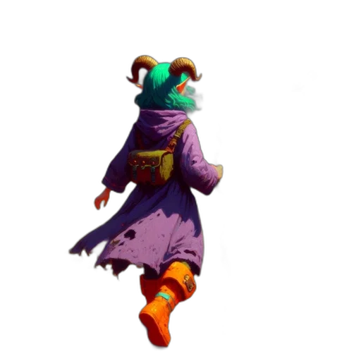 staff, dress, mask, creature, concept art, 3d render, pixel art, fantasy art transparent PNG cut-out