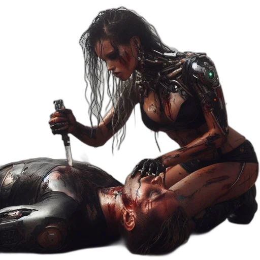 weapon, concept art, cyberpunk, comic book art, photorealistic, underwater, fire, rain transparent PNG cut-out