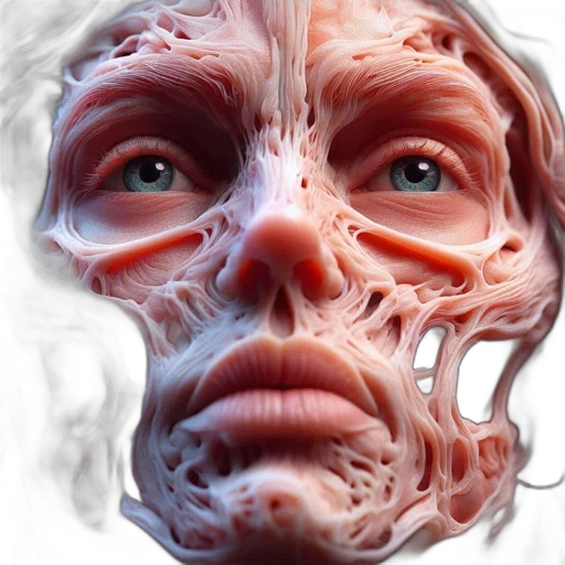 face, mask, creature, robot, 3d render, photorealistic, concept art, intricately transparent PNG cut-out