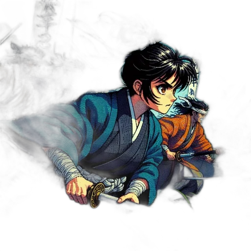 sword, weapon, fantasy art, concept art, anime, comic book art, underwater, fire transparent PNG cut-out