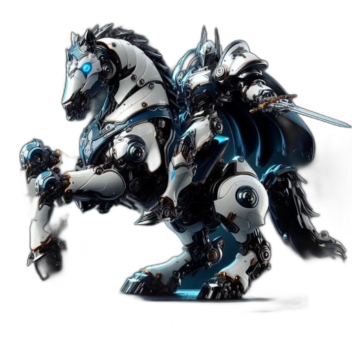 dragon, robot, weapon, animal, concept art, fantasy art, 3d render, anime transparent PNG cut-out