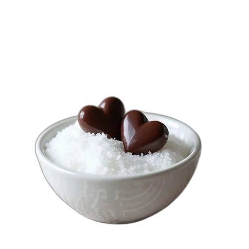 food, jewelry, crown, 3d render, photorealistic, small, bowl, filled transparent PNG cut-out