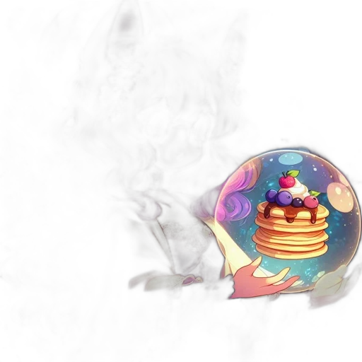 crown, hat, food, jewelry, vaporwave, 3d render, concept art, pixel art transparent PNG cut-out