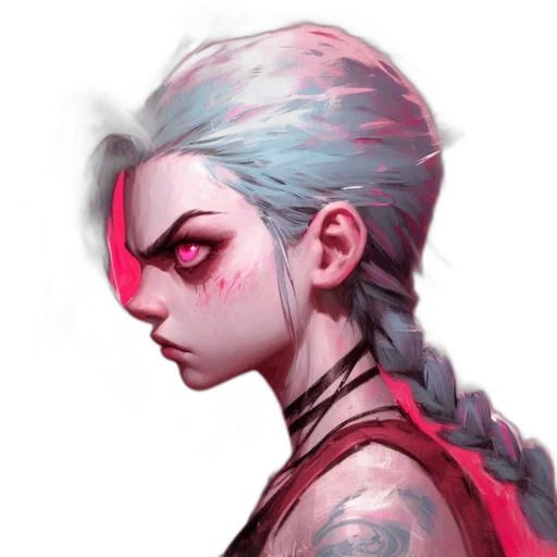 face, mask, concept art, cyberpunk, fantasy art, comic book art, red, dark transparent PNG cut-out