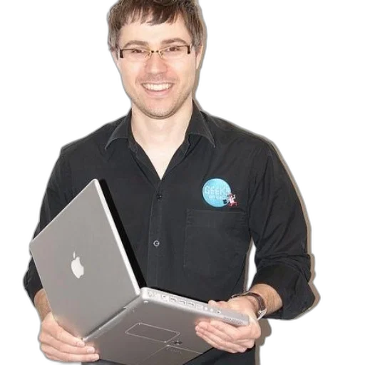 staff, jacket, man, black, shirt, geeks, call, logo transparent PNG cut-out