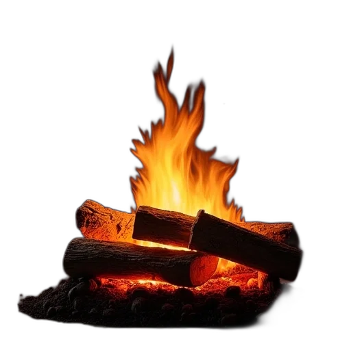 shoes, jacket, furniture, hat, 3d render, photorealistic, fire, gas transparent PNG cut-out
