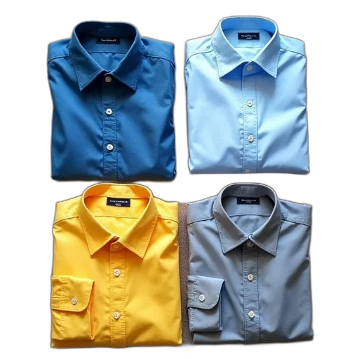 jacket, colorful, earth tones, monochrome, blue, collection, four, shirts transparent PNG cut-out