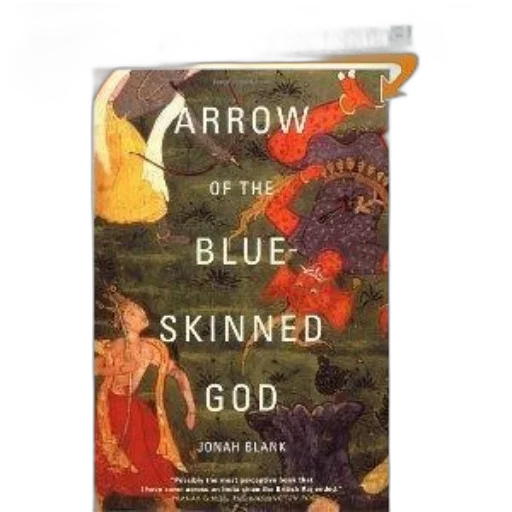 cover, arrow, blue-skinned, god, jonah, blank, features, vibrant transparent PNG cut-out
