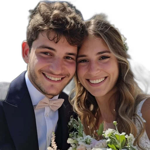 face, crown, jewelry, staff, couple, wedding, attire, poses transparent PNG cut-out