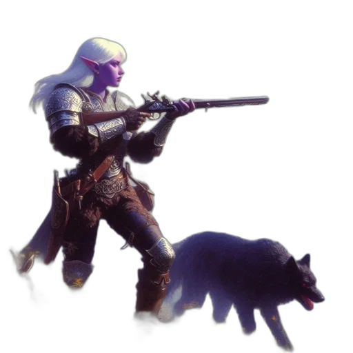 weapon, animal, creature, staff, concept art, pixel art, fantasy art, cyberpunk transparent PNG cut-out