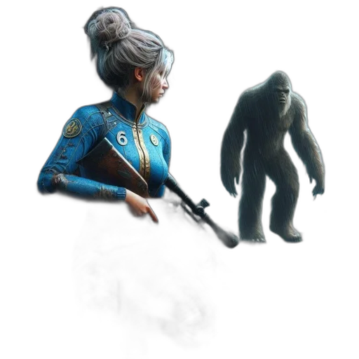 staff, creature, weapon, concept art, fantasy art, 3d render, comic book art, underwater transparent PNG cut-out