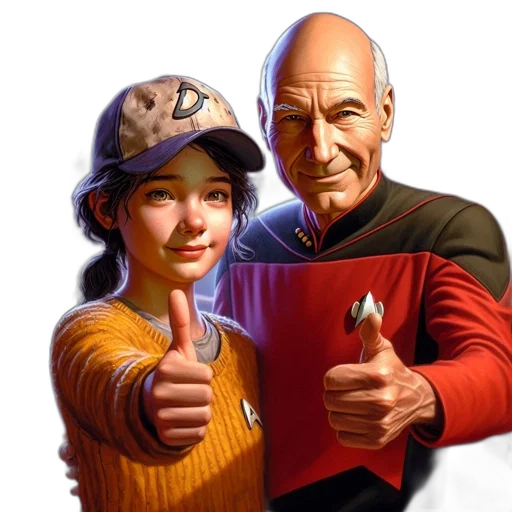 staff, hat, photorealistic, concept art, comic book art, pixel art, outer space, two transparent PNG cut-out