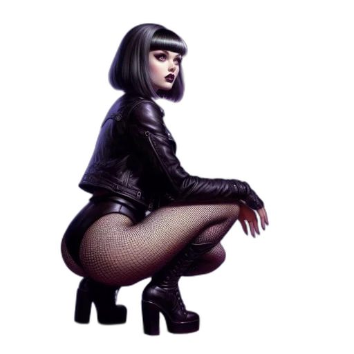 jacket, robot, concept art, 3d render, pixel art, cyberpunk, dark, monochrome transparent PNG cut-out
