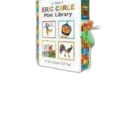 eric, carle, mini, library, colorful, storybook, gift, set transparent PNG cut-out