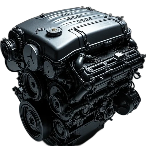 car, engine, mercedes, sprinter transparent PNG cut-out