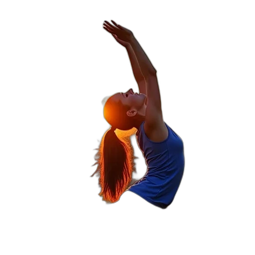 hair, staff, dress, 3d render, photorealistic, first, image, shows transparent PNG cut-out