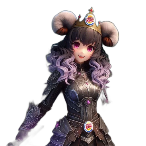 staff, crown, weapon, concept art, fantasy art, 3d render, pixel art, dark transparent PNG cut-out