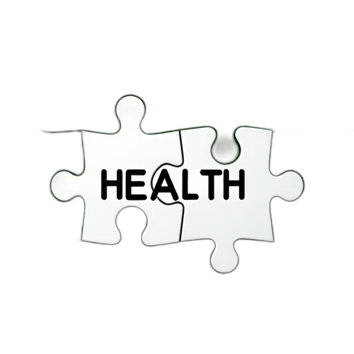 second, image, shows, puzzle, piece, word, health, written transparent PNG cut-out