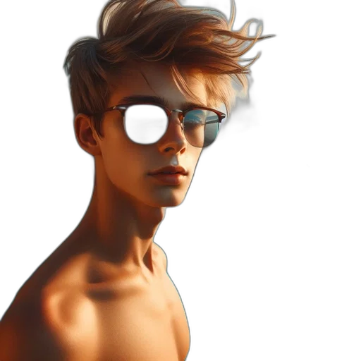 face, mask, hair, robot, photorealistic, 3d render, fantasy art, concept art transparent PNG cut-out