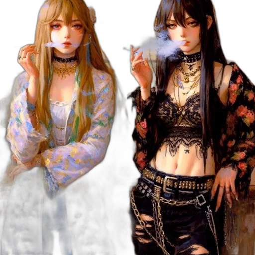fantasy art, concept art, photorealistic, cyberpunk, fire, pastel, dark, colorful transparent PNG cut-out